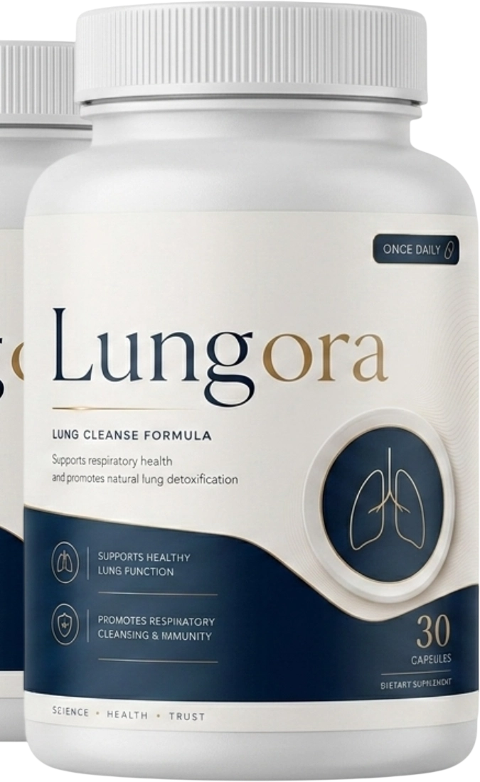 Lungora lung cleanse formula supplement bottle